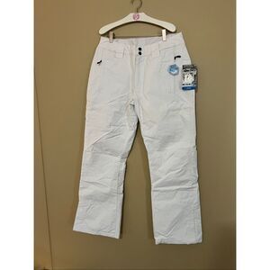 Arctic Quest White Ski Pants Woman’s Large MSRP $100 FLAWED-MARKS